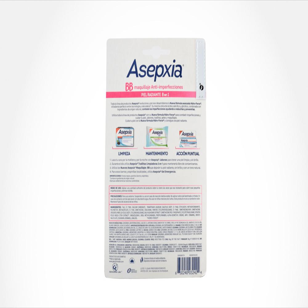 Polvo Compacto Asepxia Beige Claro Est 10 G img #2
