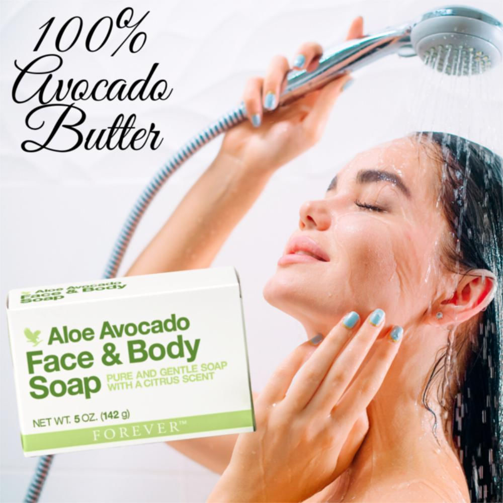 Jabón De Aguacate, Colágeno, Aloe Vera, Para Rostro Y Cuerpo / Forever Avocado Soap® img #6