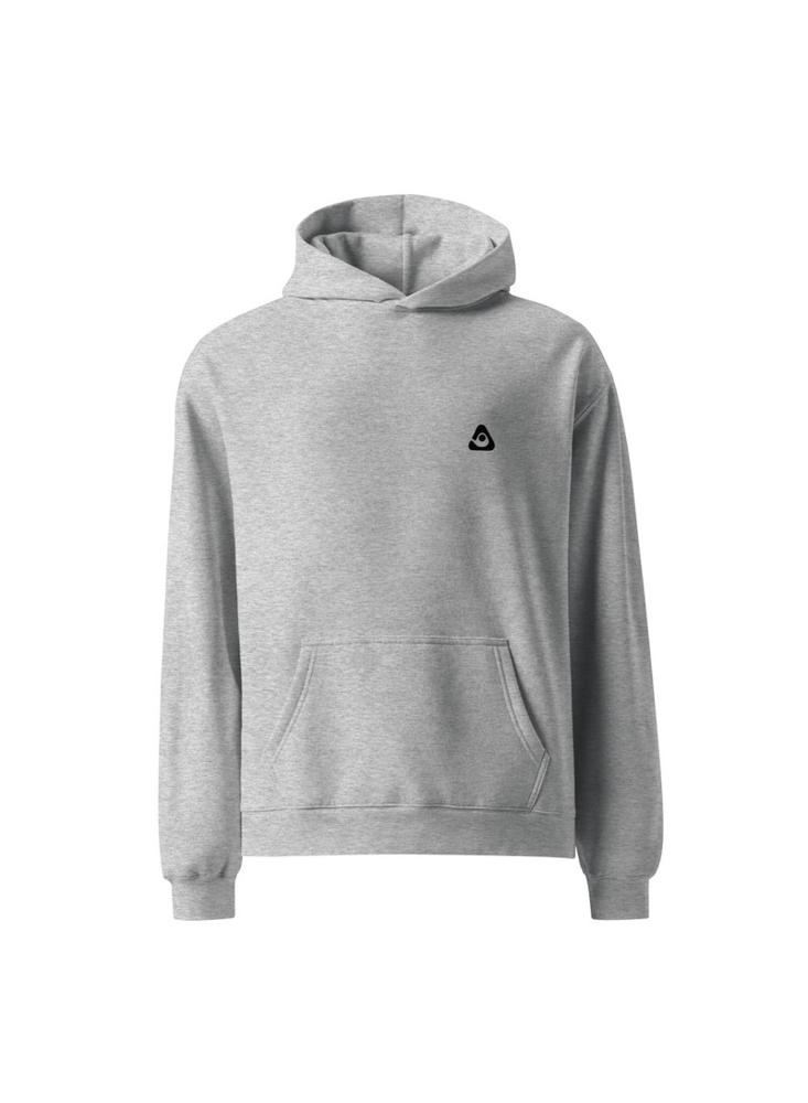 Buzo Gris Con Capucha Streetwear img #2