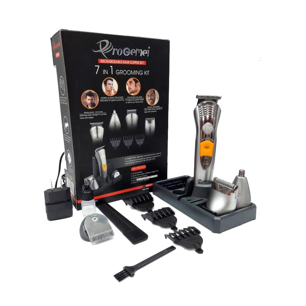 Maquina Afeitadora Barbera 7 En 1 Recargable img #1