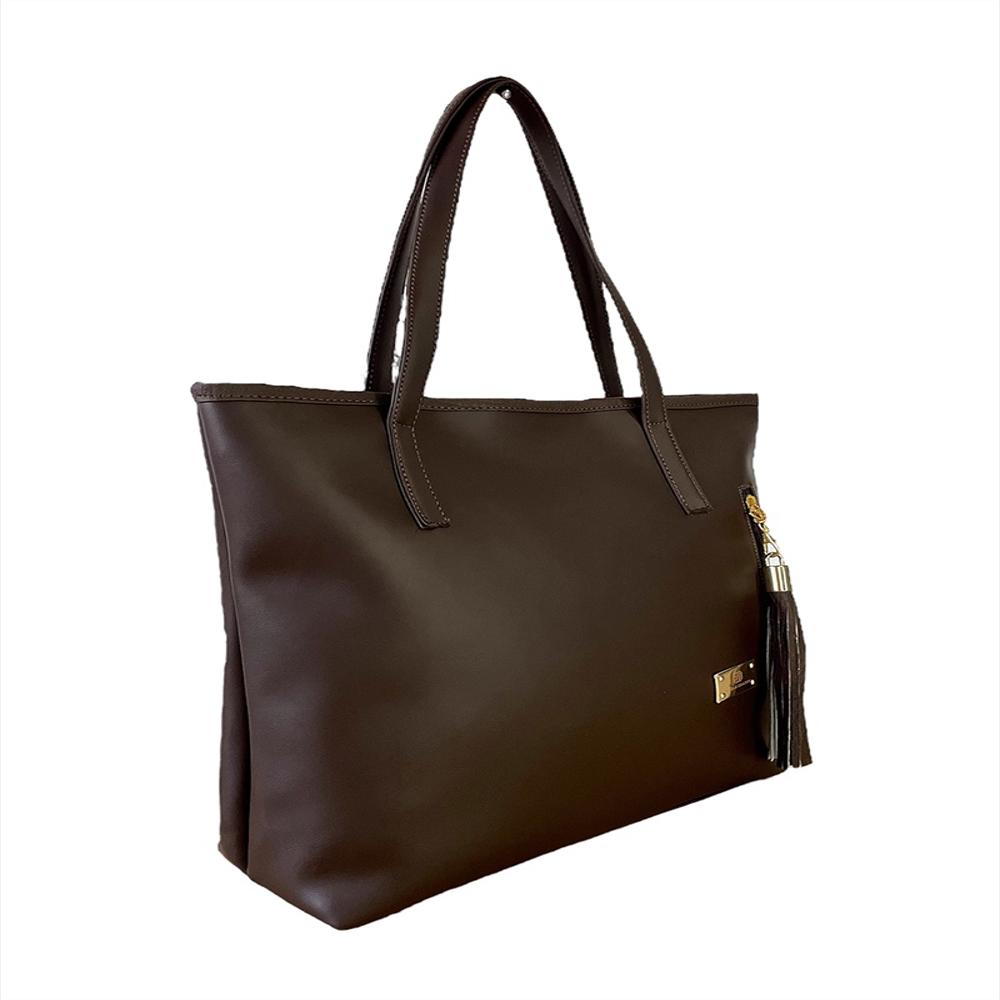 Bolso Dama Cartera Mujer Karla Chacon Emma Cafe img #2