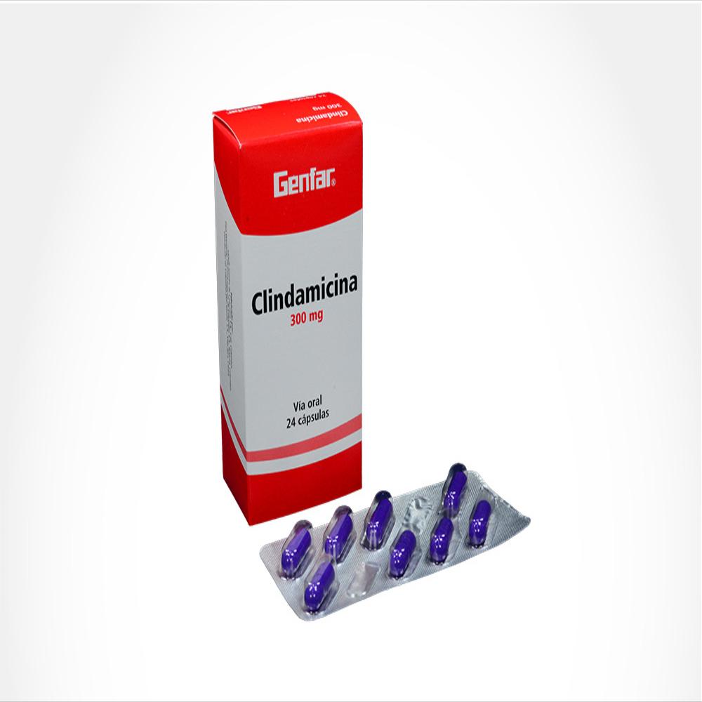 Clindamicina Genfar Clindamicina 300Mg Cap Oral Caj 24 Cap 1 U img #1