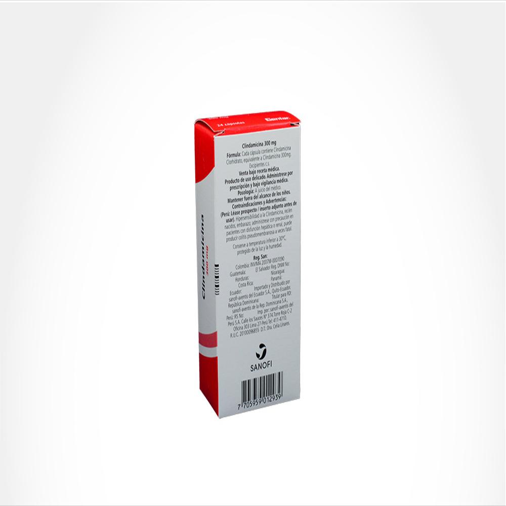 Clindamicina Genfar Clindamicina 300Mg Cap Oral Caj 24 Cap 1 U img #2