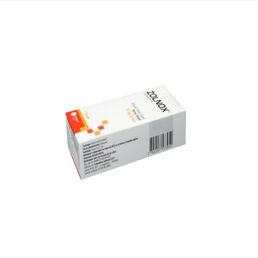Zolnox Zolmitriptan 5Mg Sol Nasal Caj 1 Fra 7 img #3