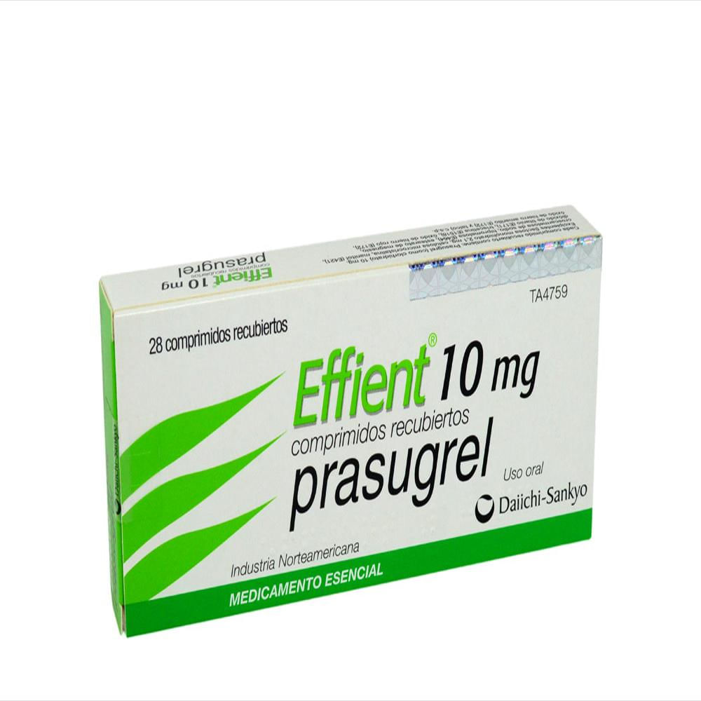 Effient Prasugrela 10Mg Tab Rec Oral Caj 28 Tab 1 U img #1