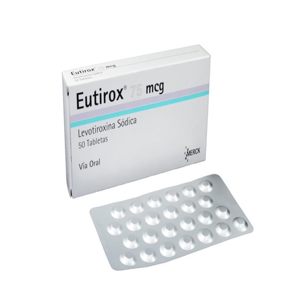 Eutirox Levotiroxina Sodica 75Ag Tab Oral 50 Tab img #1