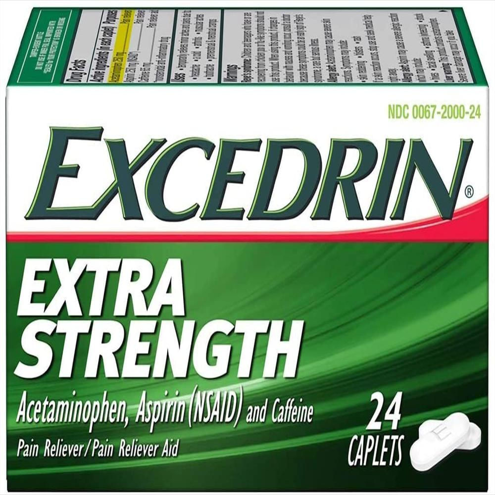 Excedrin Extra Fuerte Calmante Dolor 24 Cápsulas img #1