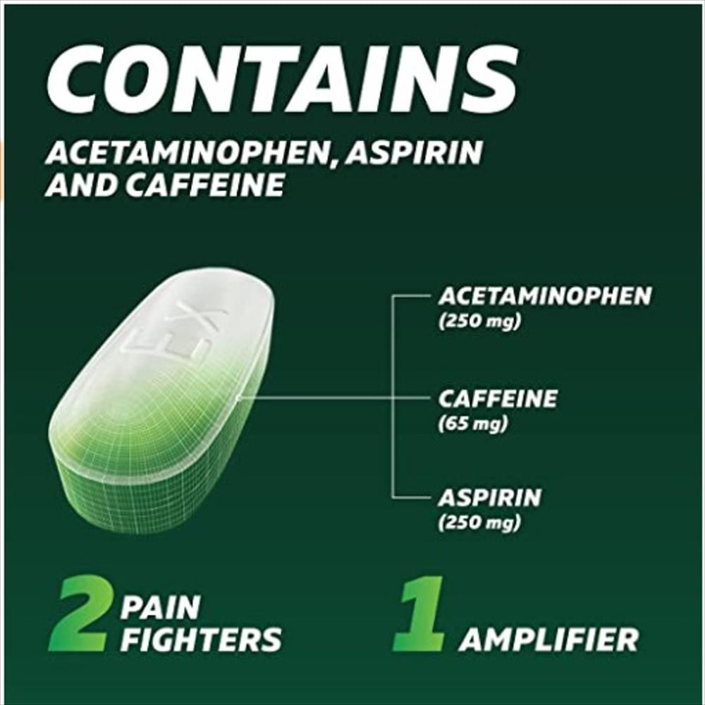 Excedrin Extra Fuerte Calmante Dolor 24 Cápsulas img #3