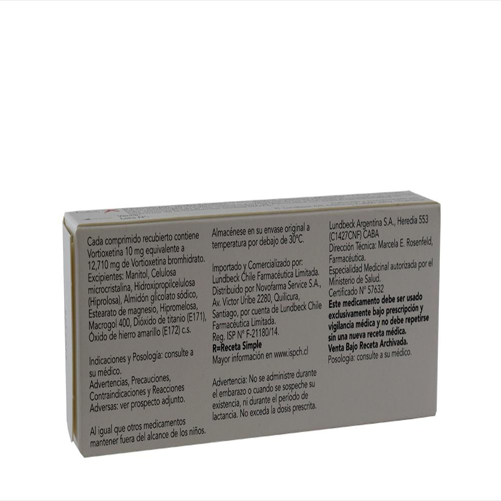 Brintellix Vortioxetina 10Mg Caj 14 Tab 1 U img #3