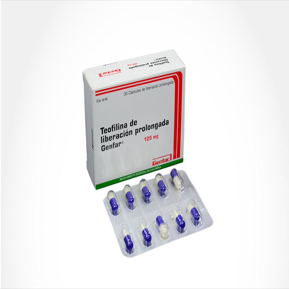 Teofilina Genfar 125Mg Caj 30 Cap img #1