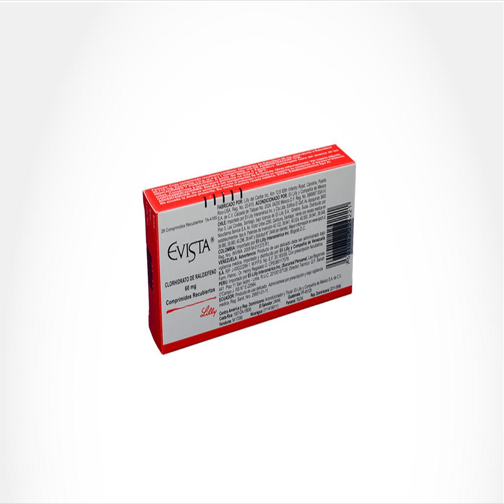 Evista Raloxifeno 60Mg Tab Oral Caj 28 Tab img #3