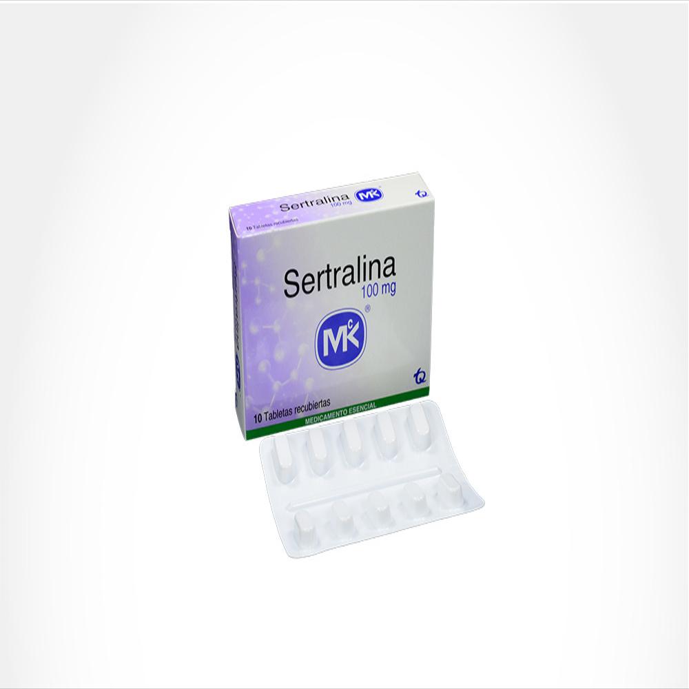 Sertralina Mk Sertralina 100Mg Tab Oral Caj 10 Tab 1 U img #1