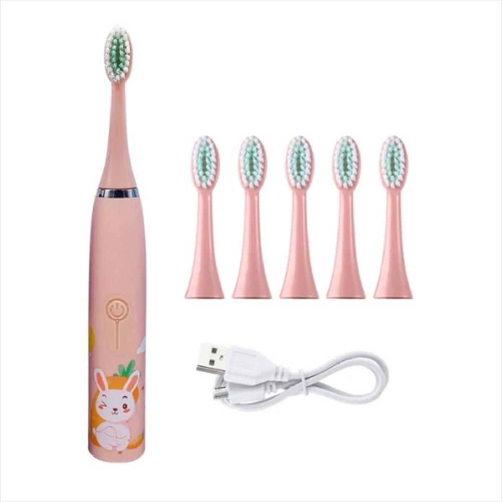 Cepillo De Dientes Electrico Para Bebe Niñas Rosado img #1