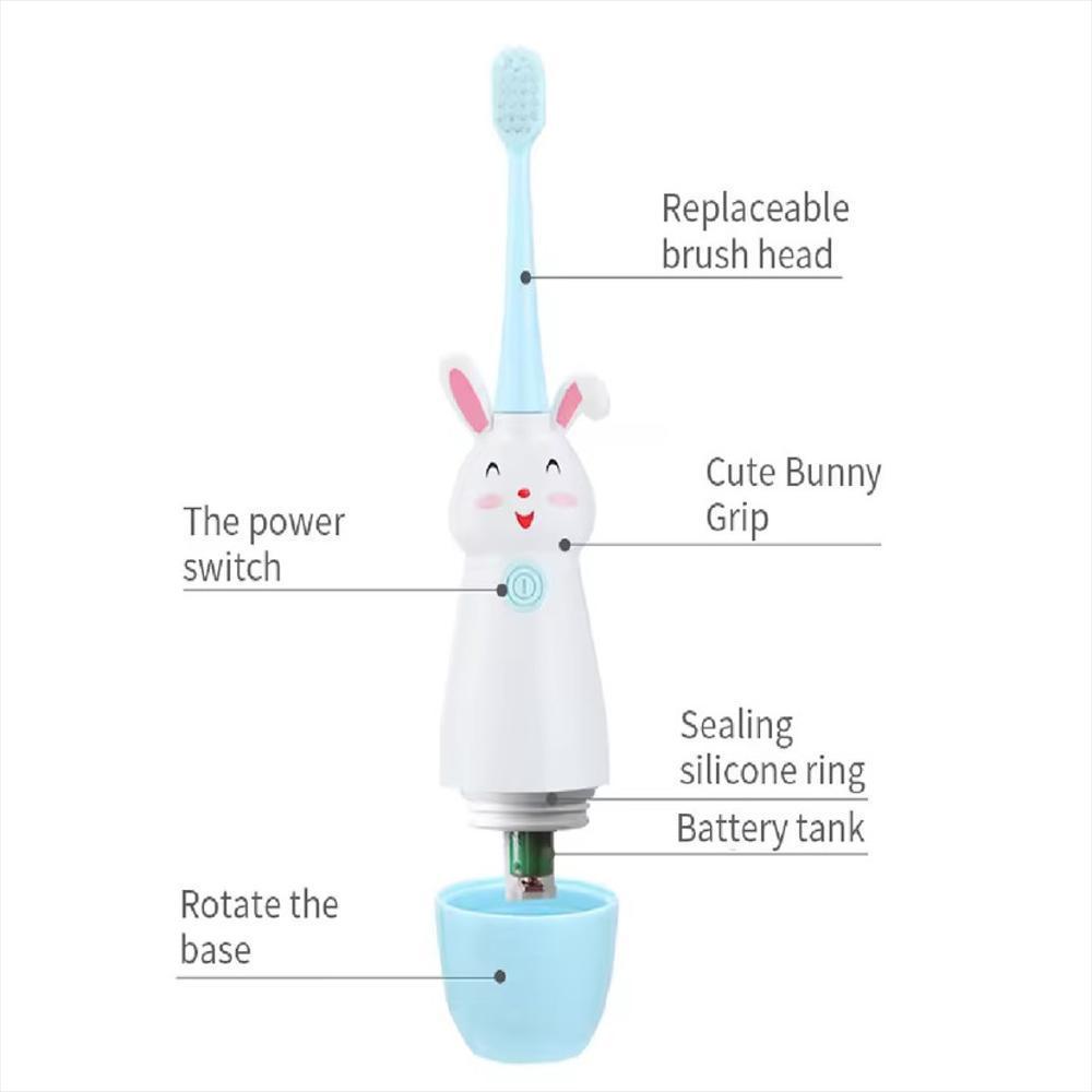 Cepillo De Dientes Eléctrico Para Niños+ Repuestos img #4