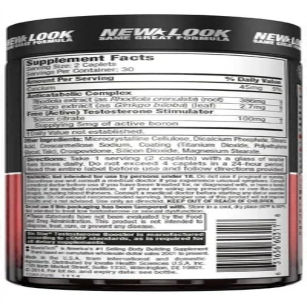 Testosterone Booster 60 Capsulas Suplemento Natural img #3