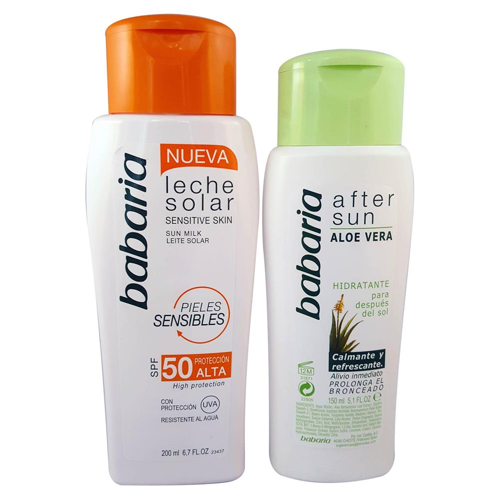 Bloqueador Solar 50 Spf Pieles Sensibles + After Sun Aloe img #1