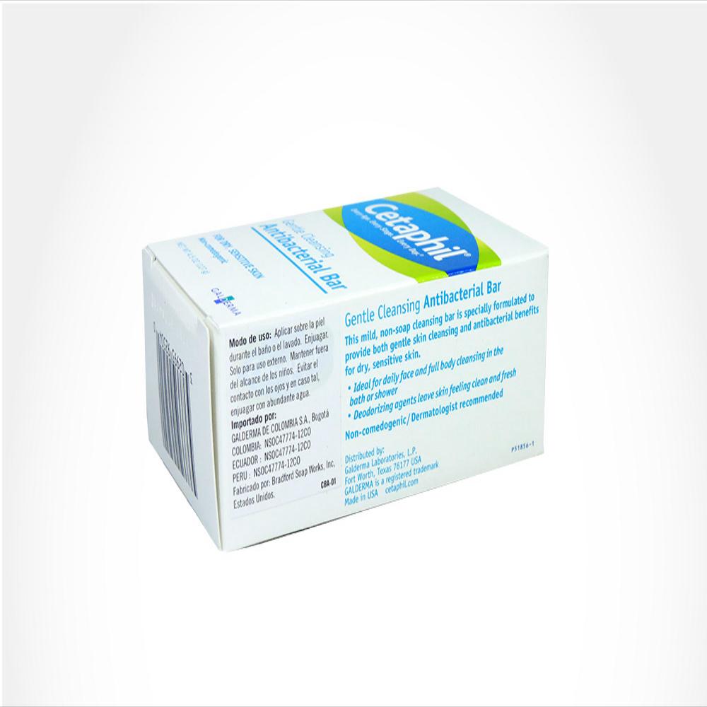Jabon Antibacterial Cetaphil Gentle Cleansing Bar 127 G img #3