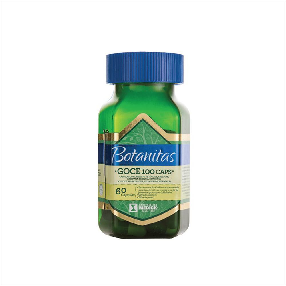 Botanitas Medick Goce 100 Capsulas Té Verde Vitamina B2 Y B6 img #1