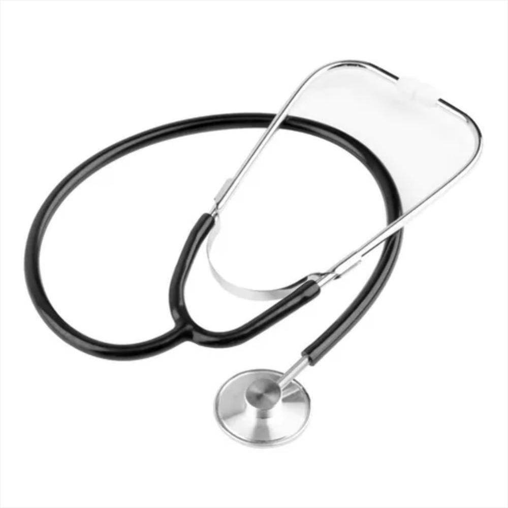 Fonendoscopio Estetoscopio Portable Negro Para Cardiologia Medico img #1