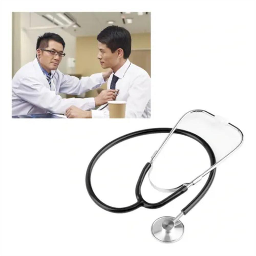 Fonendoscopio Estetoscopio Portable Negro Para Cardiologia Medico img #4