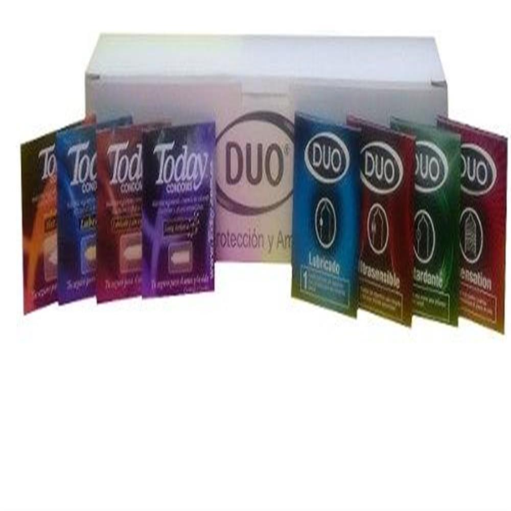 18 Condones Today Duo Preservativos Variados Surtidos img #3