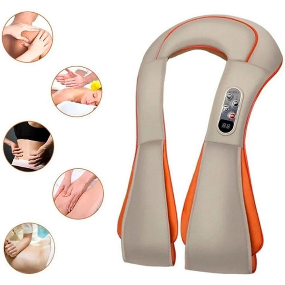 Masajeador Eléctrico Cervical Cuello Espalda Brazos Infrarro img #2