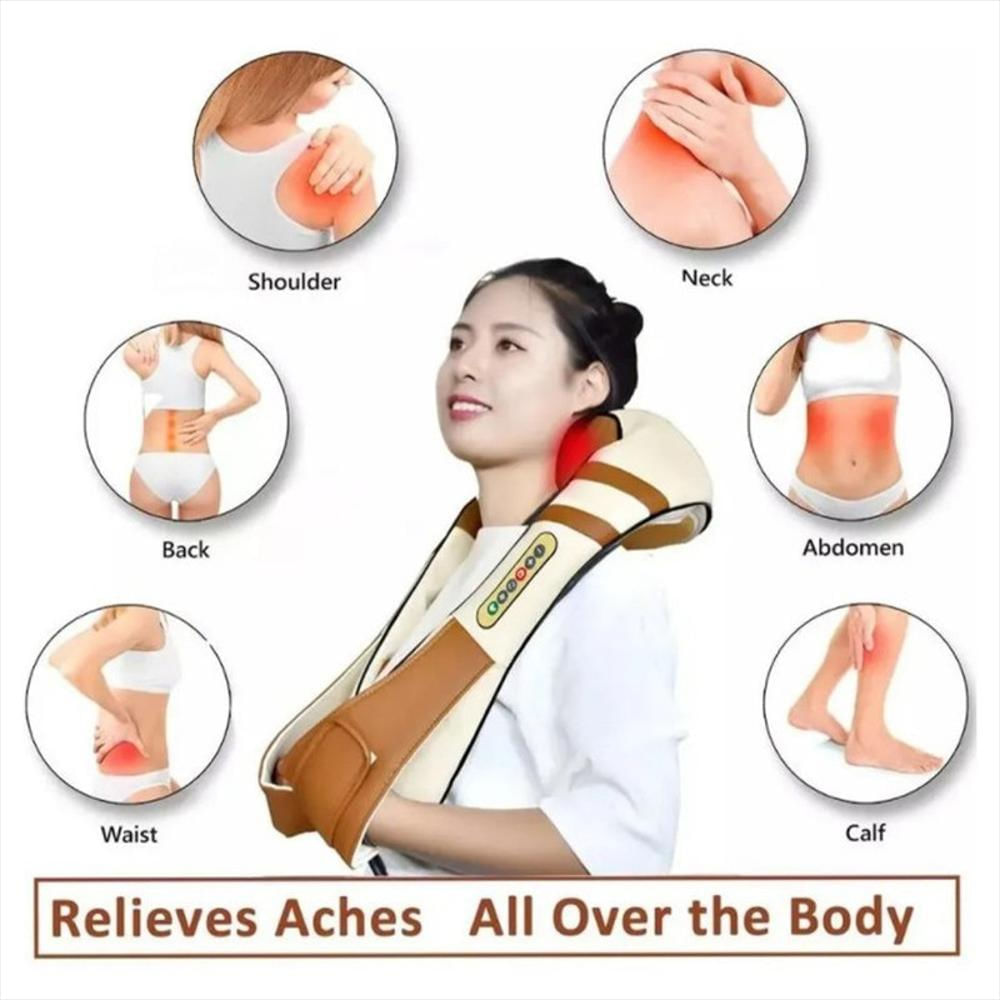 Masajeador Eléctrico Cervical Cuello Espalda Brazos Infrarrojo img #2