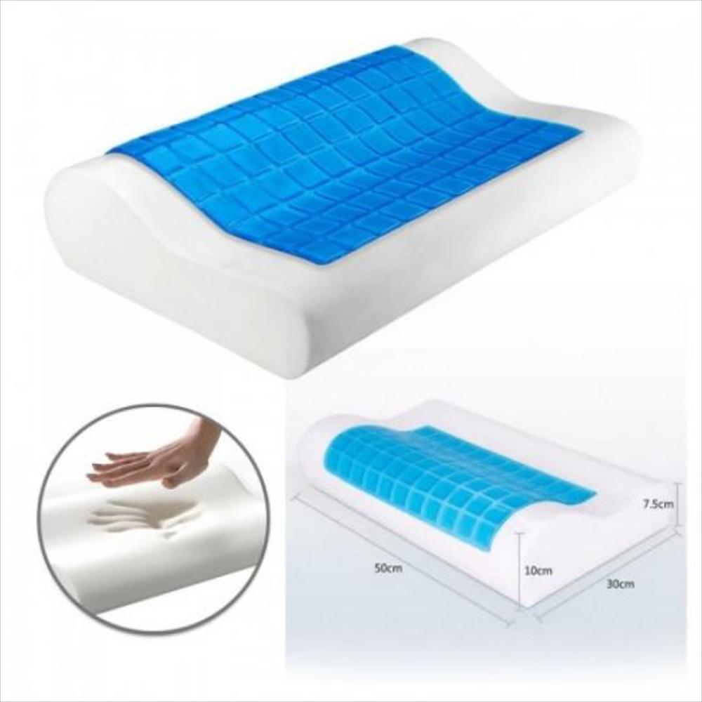 Almohada Memory Pillow Ortopédica Indeformable Cool Gel Fund img #4
