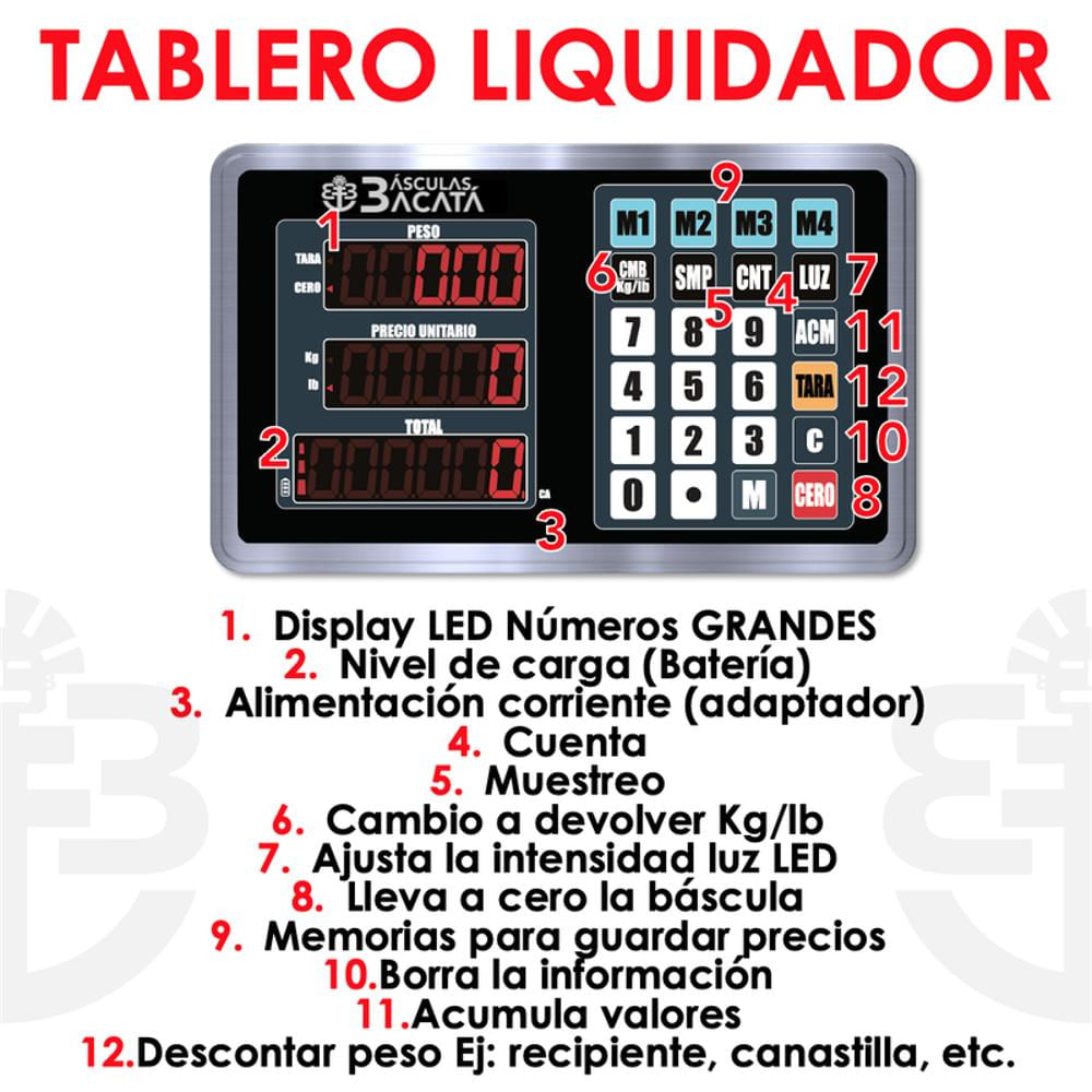 Báscula Balanza Plegable De Piso Pesa Hasta 150Kg Hierro img #3