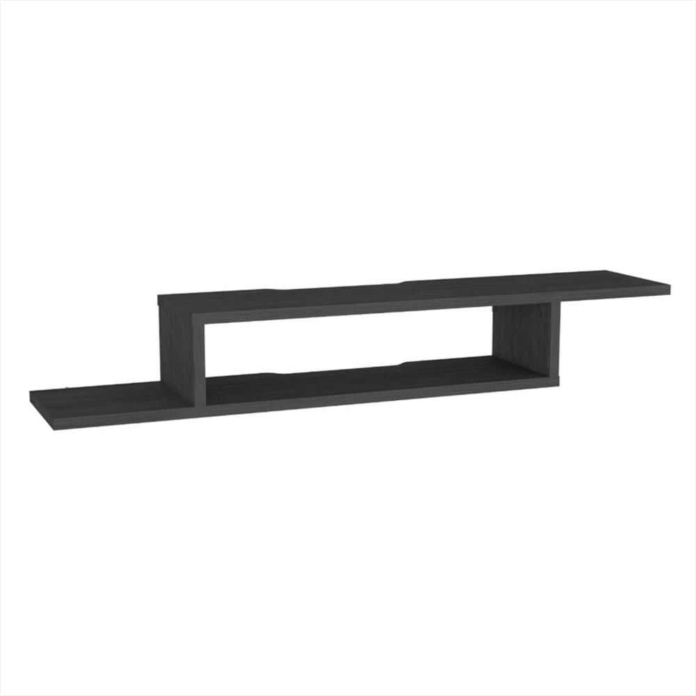 Mesa Para Tv Flotante Dilix, Gris, Con Superficie Para Objetos Decorativos img #4