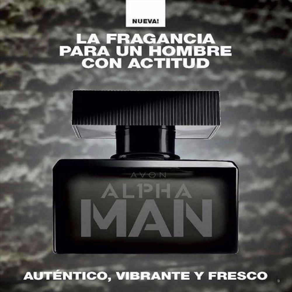 Perfume Spray Alpha Man Fragancia Para Hombre 75Ml Avon img #2