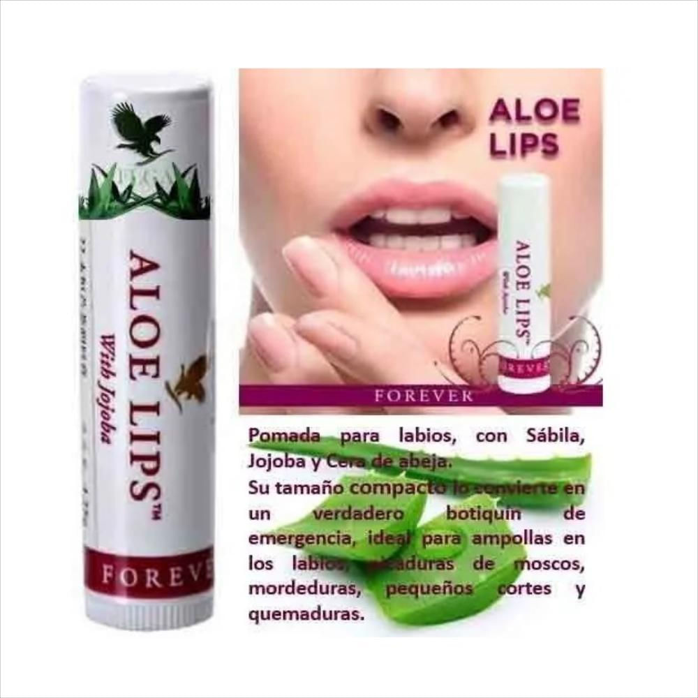 Forever Aloe Lips Tratamiento Labios Agrietados Bálsamo Orgánico img #3