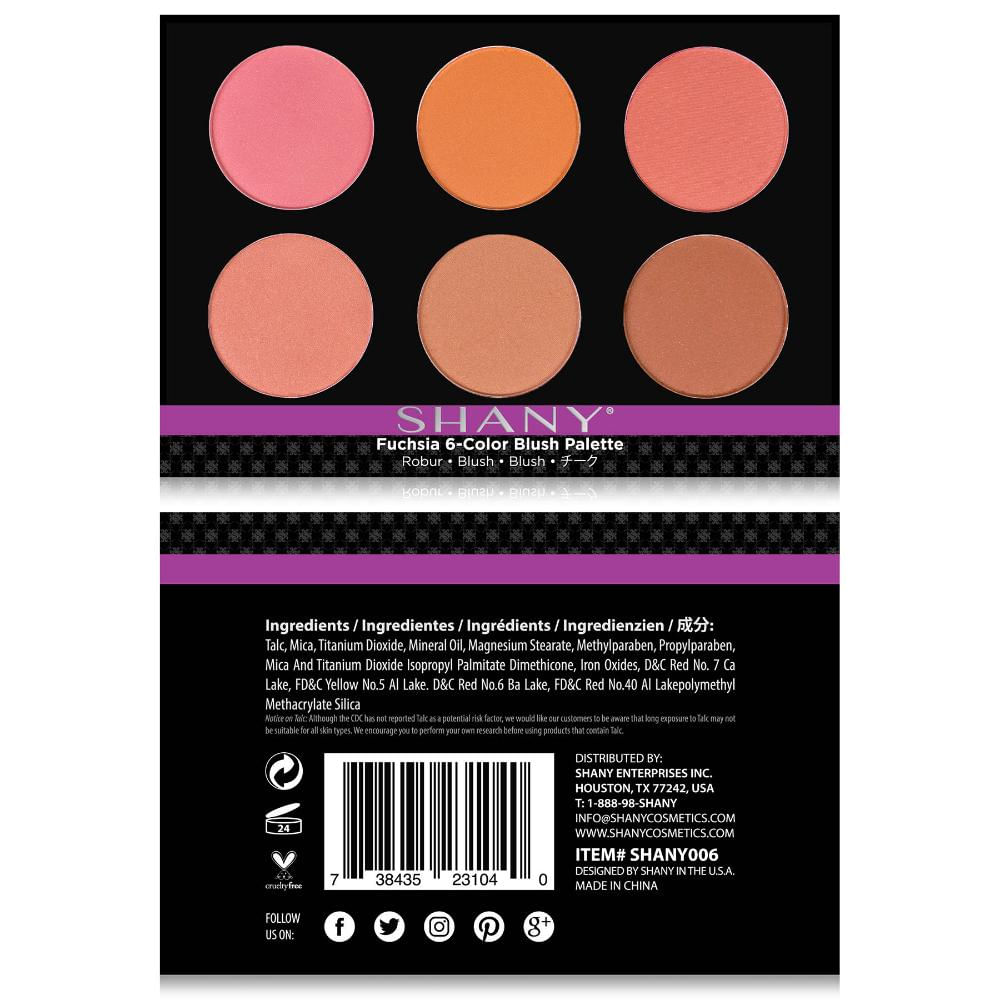 Shany Fuchsia 6 Blush Palette Compact img #2