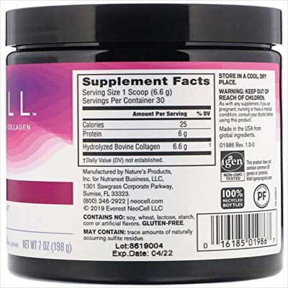 Colágeno Neocell Super Polvo, 7 Oz | 30 Porciones img #2