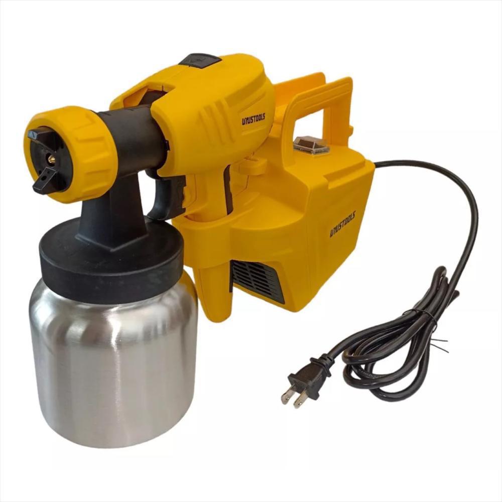 Pistola Para Pintar Eléctrica Con Vaso Metálico 600W img #2