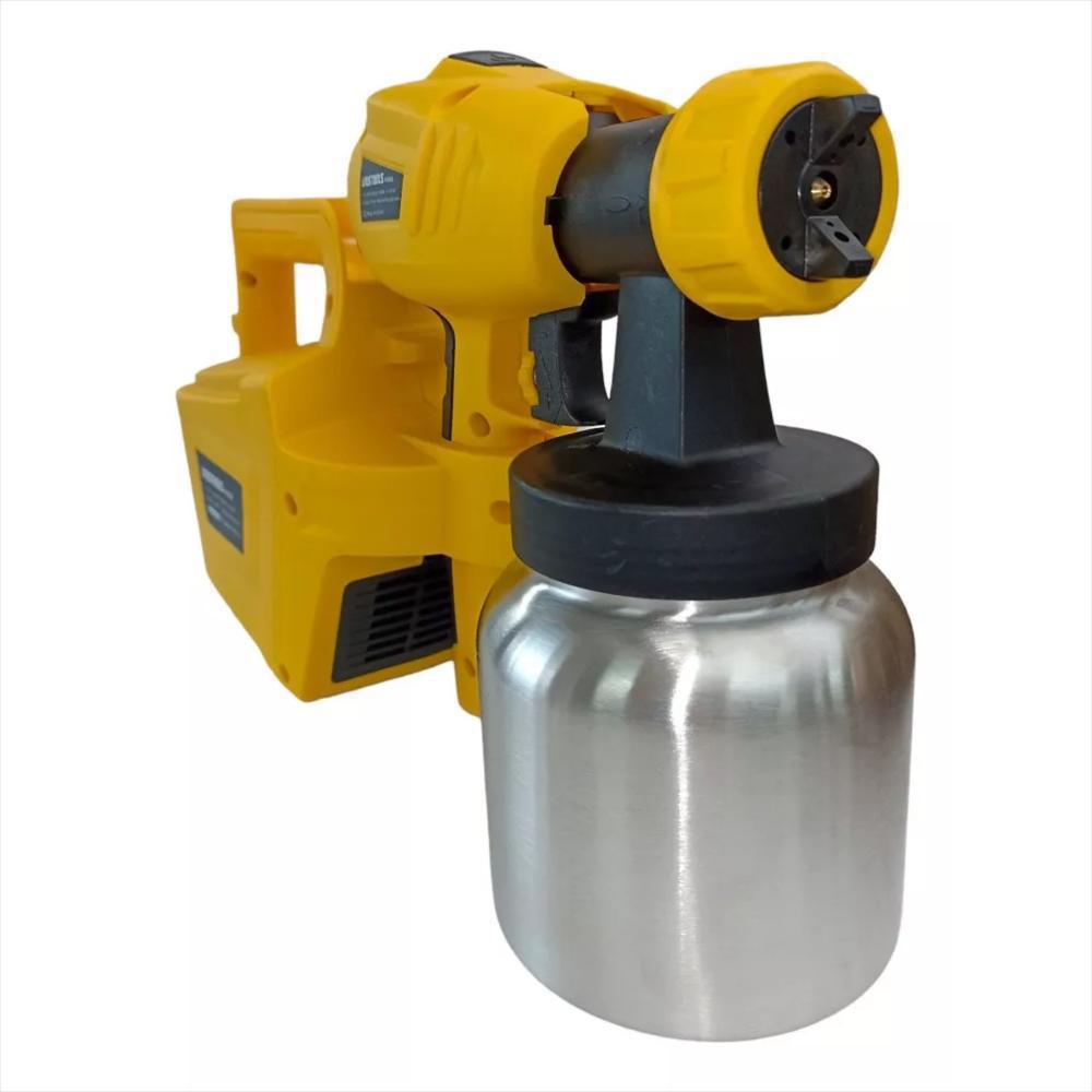 Pistola Para Pintar Eléctrica Con Vaso Metálico 600W img #3