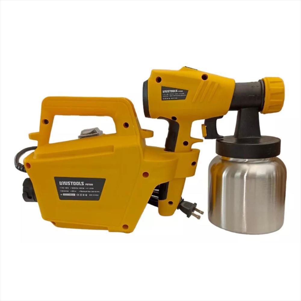 Pistola Para Pintar Eléctrica Con Vaso Metálico 600W img #4