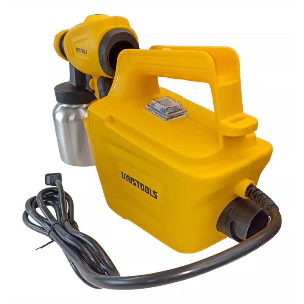 Pistola Para Pintar Eléctrica Con Vaso Metálico 600W img #5
