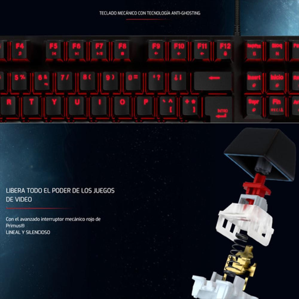 Combo Gamer Primus Star Wars Teclado Mecánico + Mouse img #2