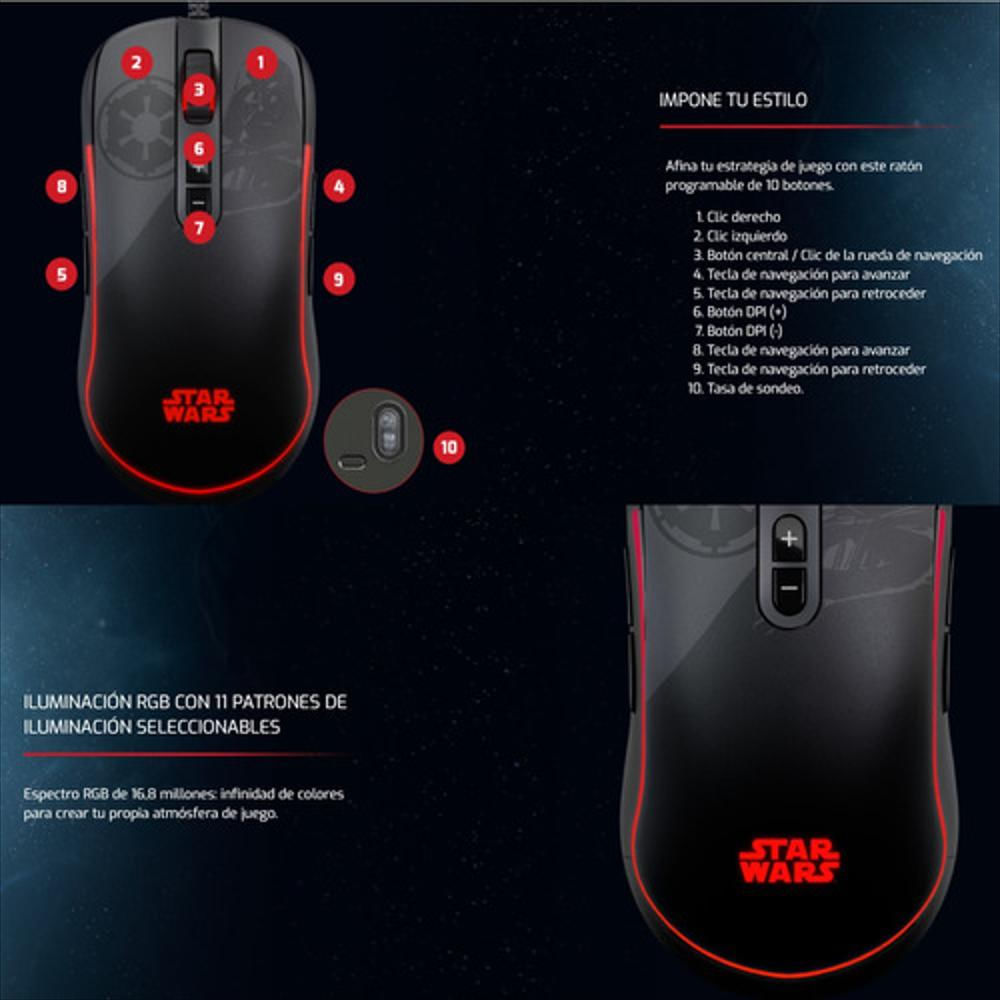 Combo Gamer Primus Star Wars Teclado Mecánico + Mouse img #5