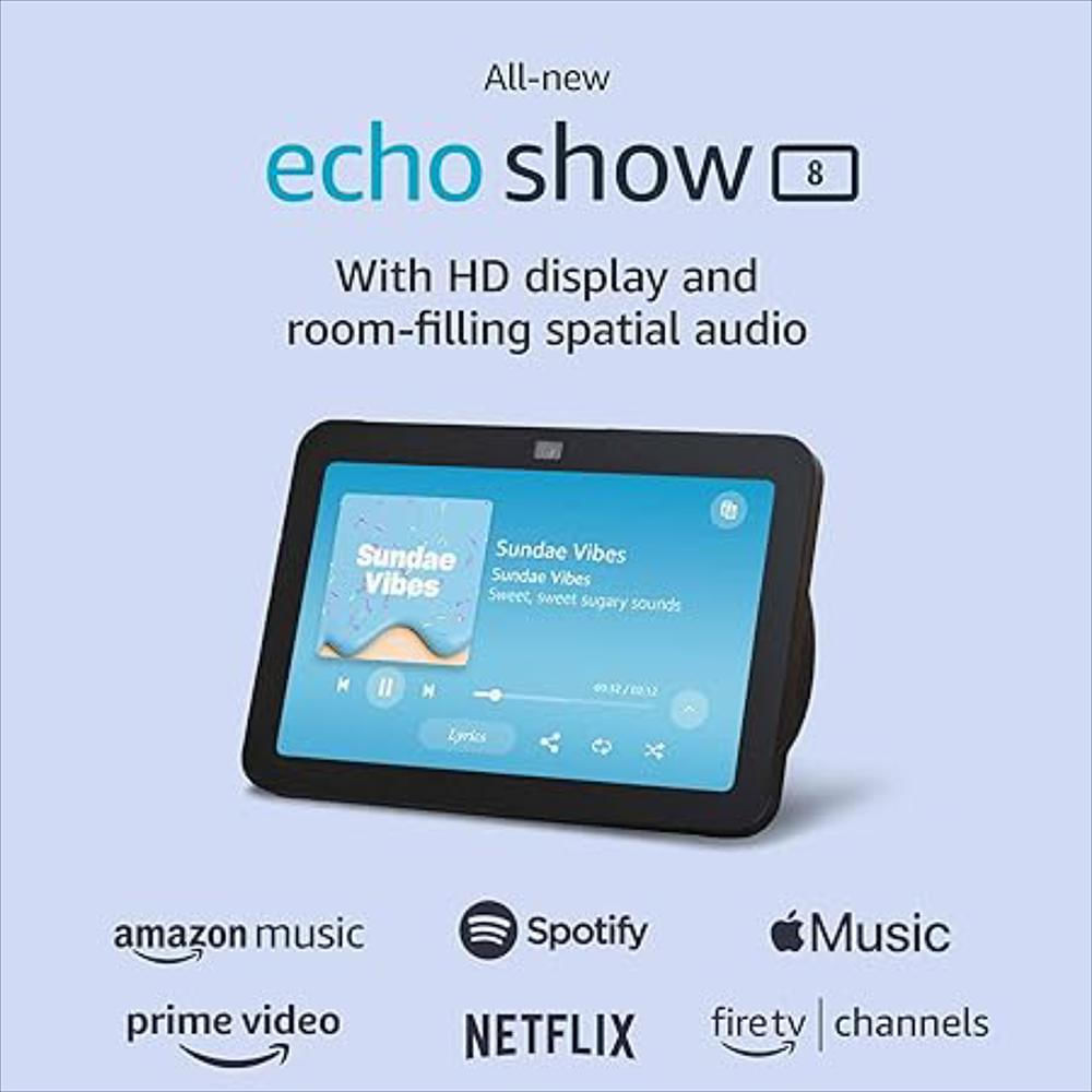 Amazon Echo Show 8 3.ª Generación, Modelo De 2023 Con Audio Espacial img #2