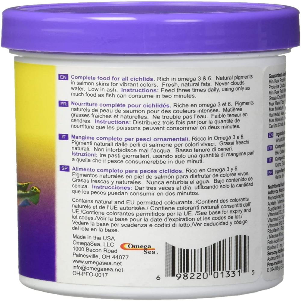 Omega One Cichlid Flakes 28 Gr img #2