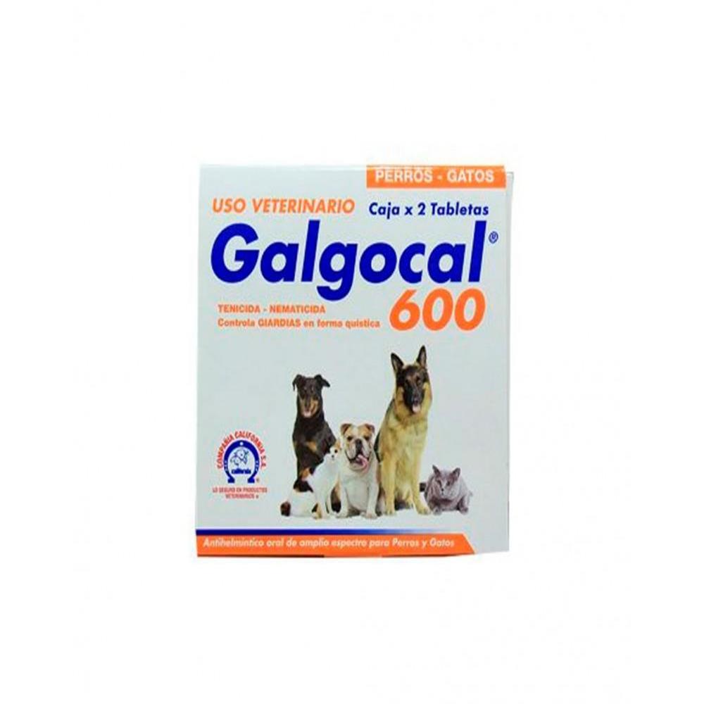 Desparasitante Galgocal Galgocal 600 2 Tabletas img #1