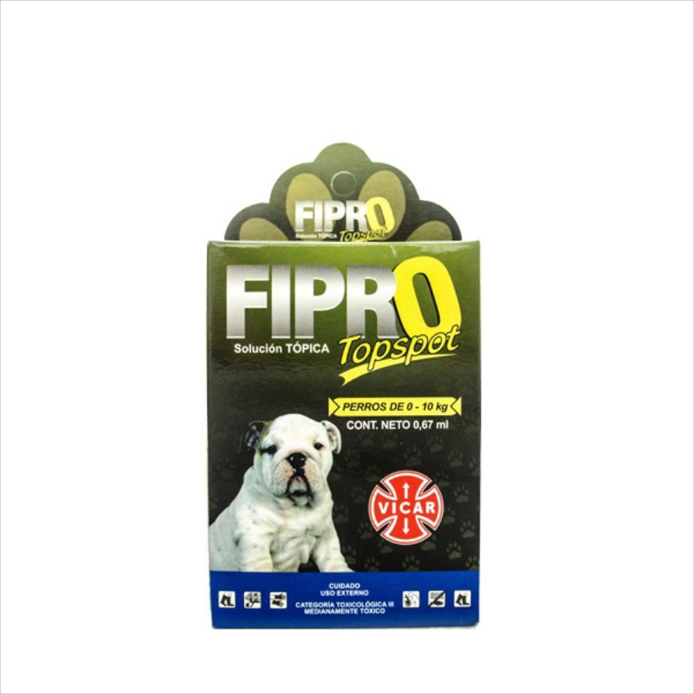 Fipro Perros (0 10 Kg) Solución Tópica Antipulgas × 0,67 Ml img #1