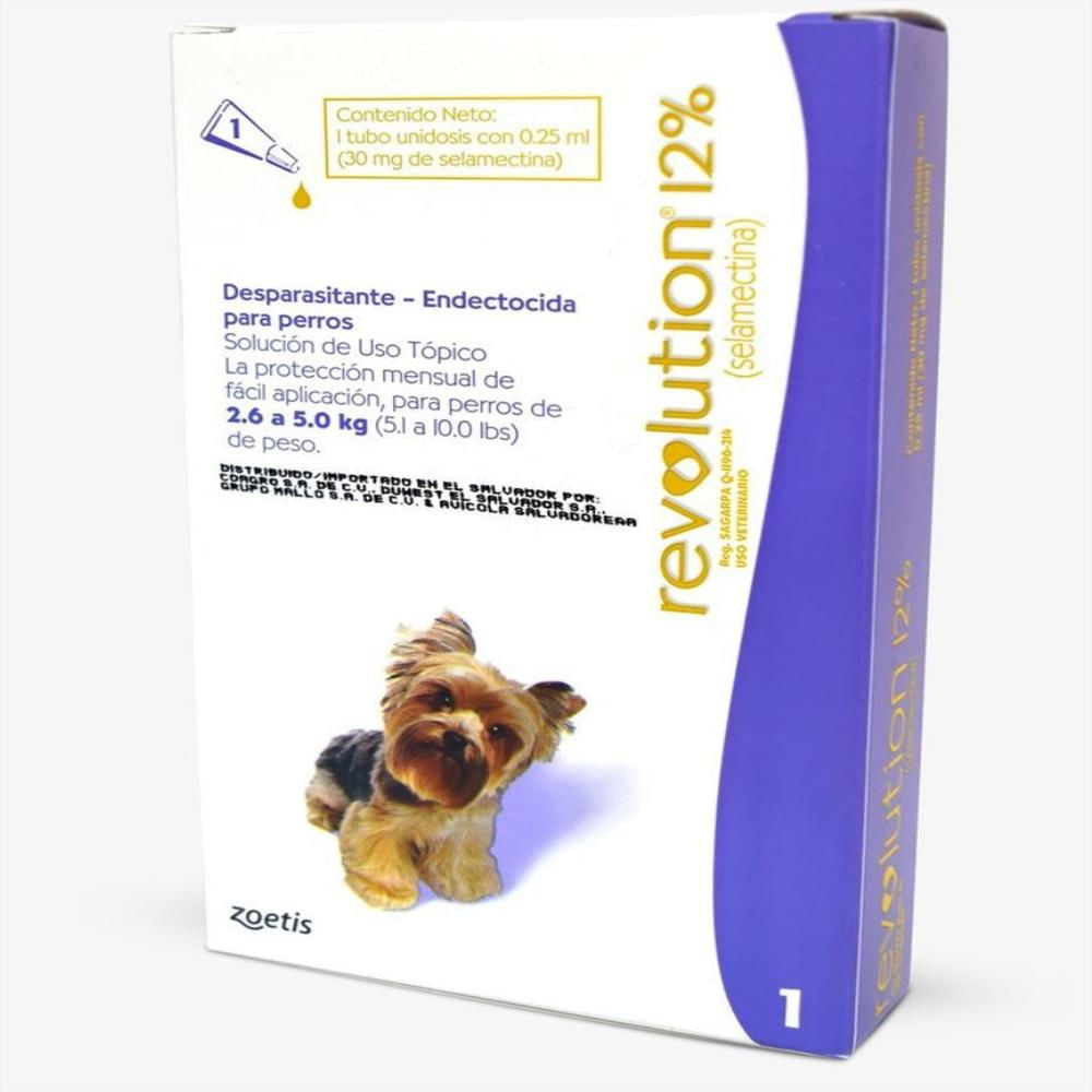 Revolution Perros Pipeta Pulgas Garrapatas Sarna 12% 0,25Ml img #1
