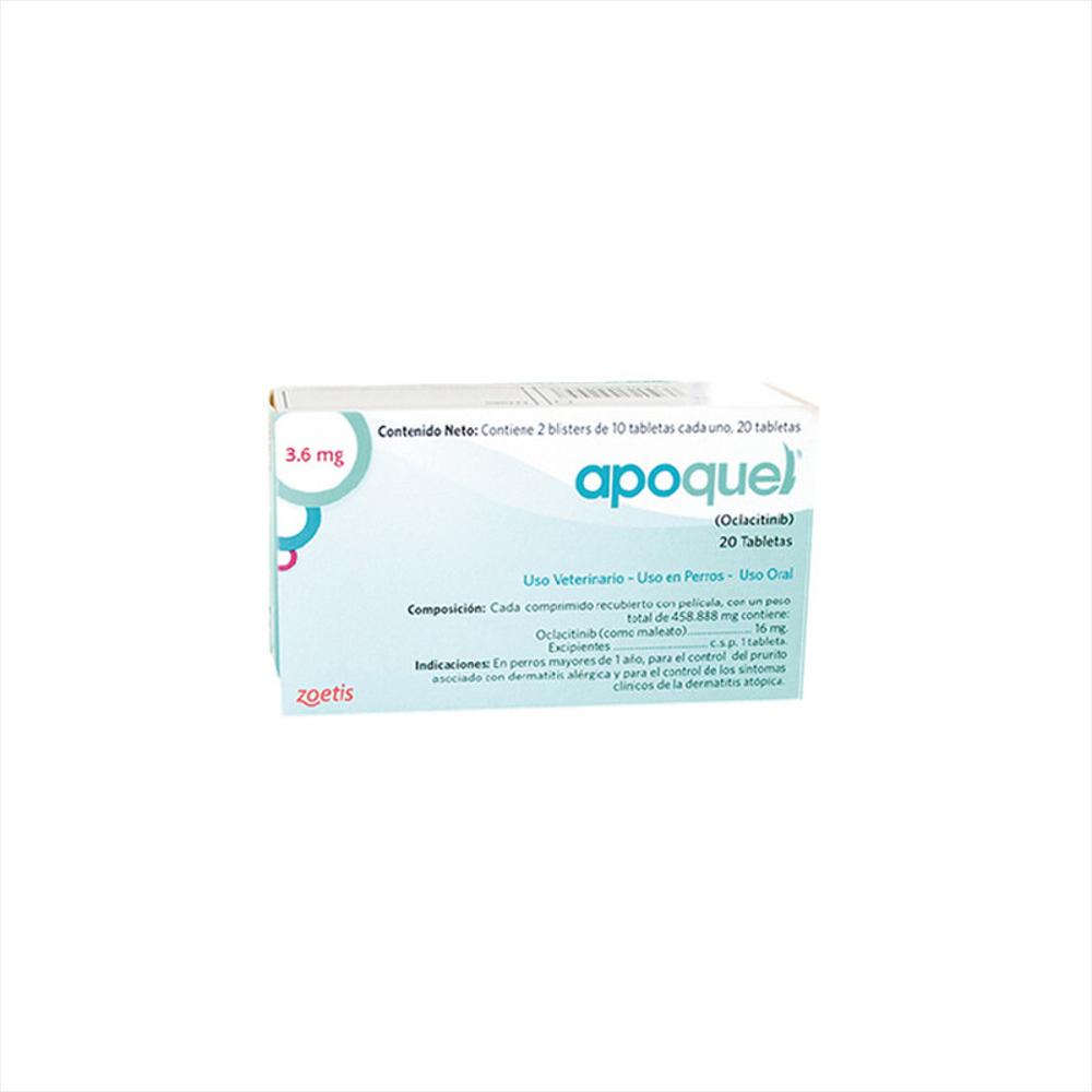 Apoquel Tratamiento Dermatológico 5.4 Mg 20 Medicamentos img #1