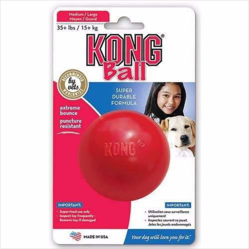 Juguete Perros Kong Ball Classic Talla Medium Large Rojo img #1