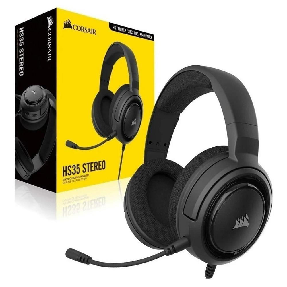 Audifono Gaming Corsair Hs35 Stereo Carbón img #1