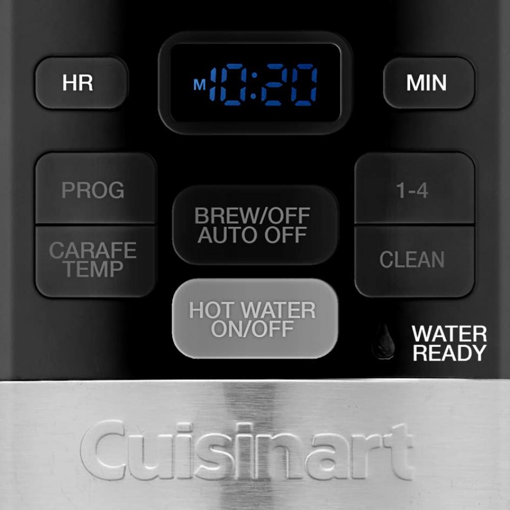 Cafetera Programable Cuisinart De 12 Tazas Con Sistema De Agua Caliente Color Negro Modelo img #3