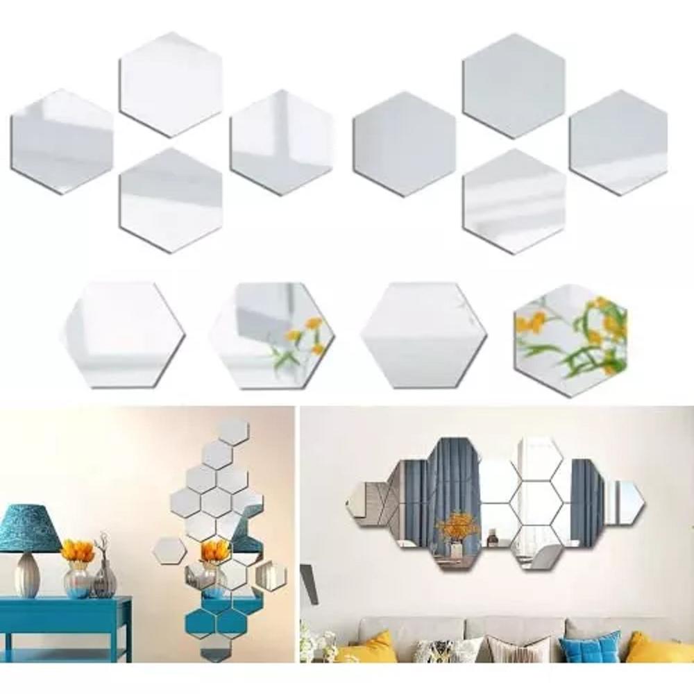 12 Espejos Hexagonales Para Decoracion img #1